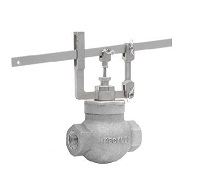 Keckley Cast Stainless Steel Self-Closing Lever Valve Globe Hot & Cold