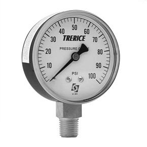 Trerice Pressure Gauges No.800 & 800LF Series