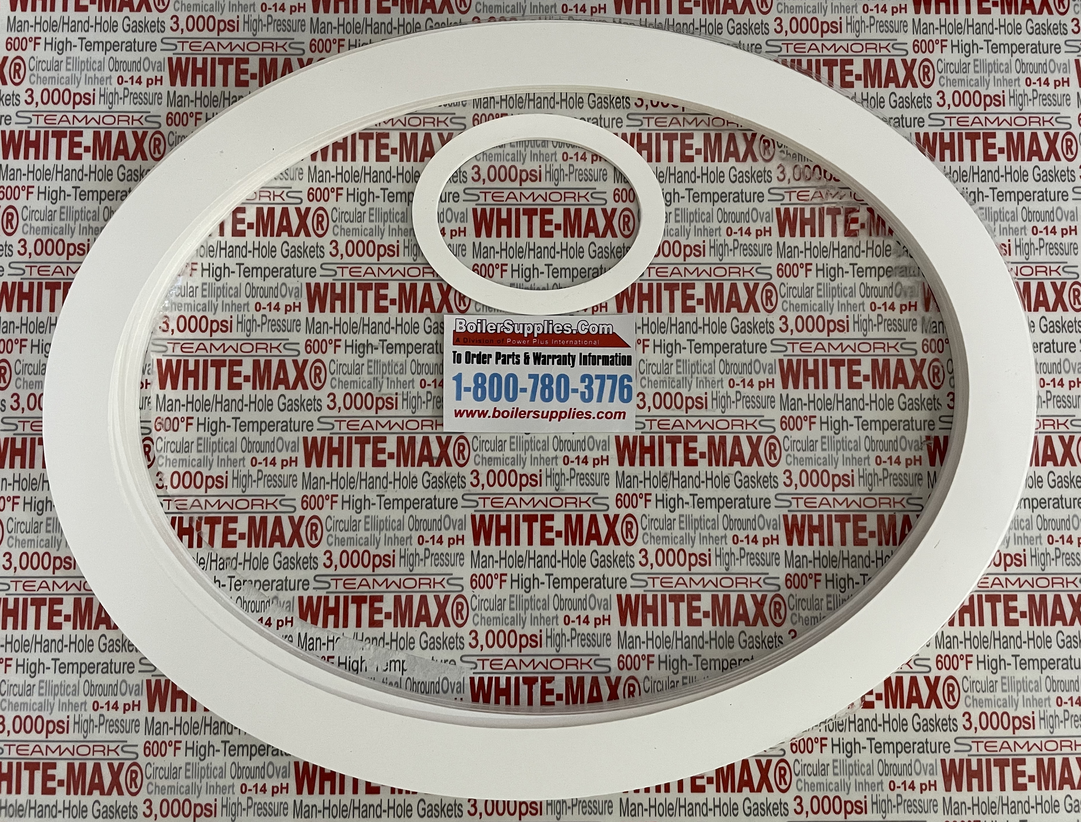 Expanded PTFE Sheet Gasket 6 × 6 Pack of 1 White 1/8 Thick 