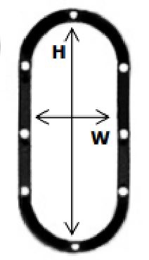 Kewanee Boiler 8-Hole Inspection Gasket